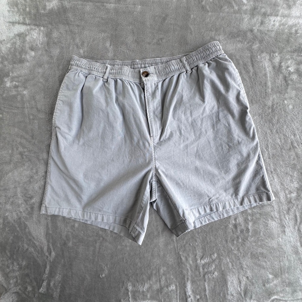 Southern Marsh Shorts Mens L Gray Stretch Cotton Chino Preppy Casual Summer 7in